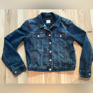 Gap Kids Denim Jean Snap Button Jacket Girls XXL